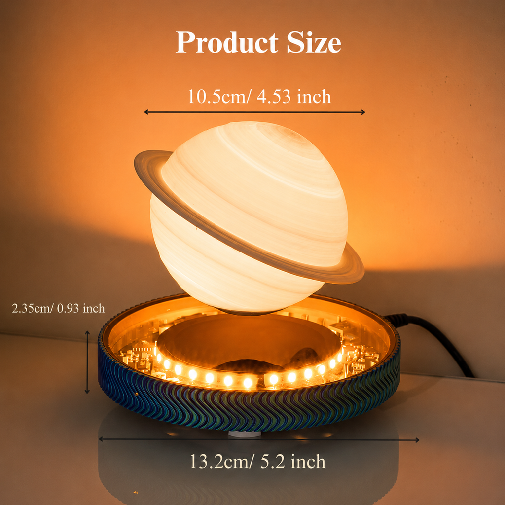 3D Magnetic Levitating Saturn Lamp