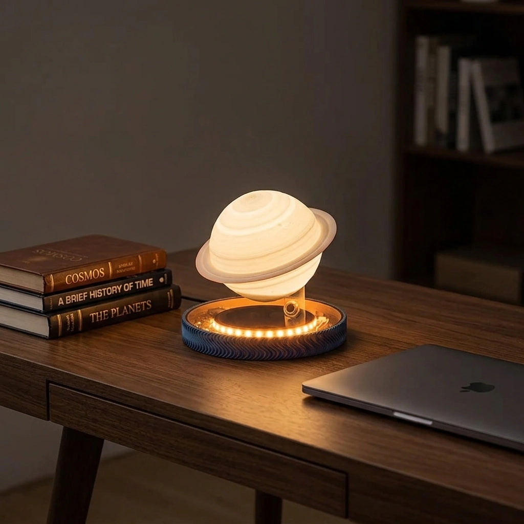 3D Magnetic Levitating Saturn Lamp