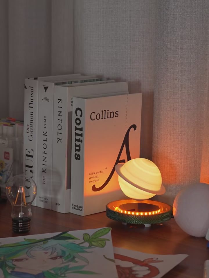 3D Magnetic Levitating Saturn Lamp